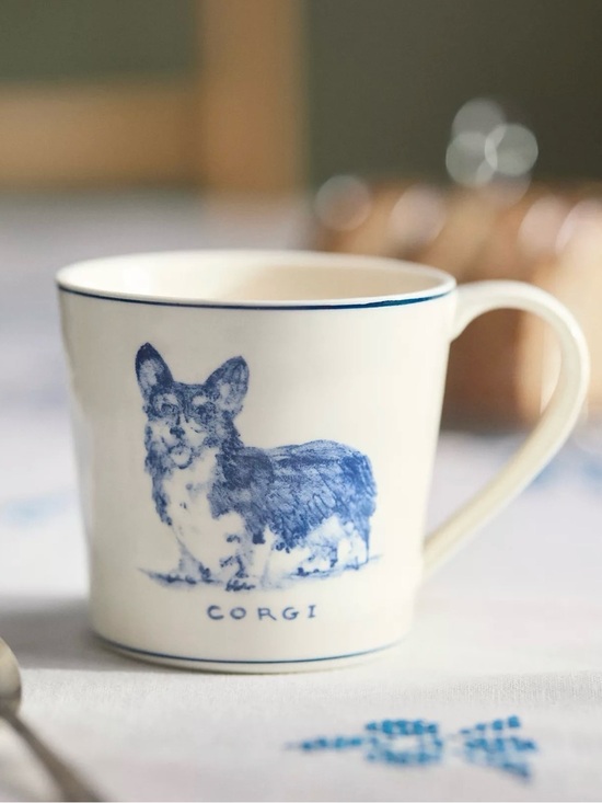 Anthropologie Other - Molly Hatch Stoneware Corgi Dog Mug